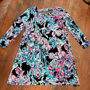 Lilly Pulitzer Dress in Pink and Blue Floral
